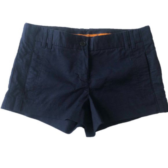 Navy Blue Tory Burch Short Shorts - Picture 2 of 4